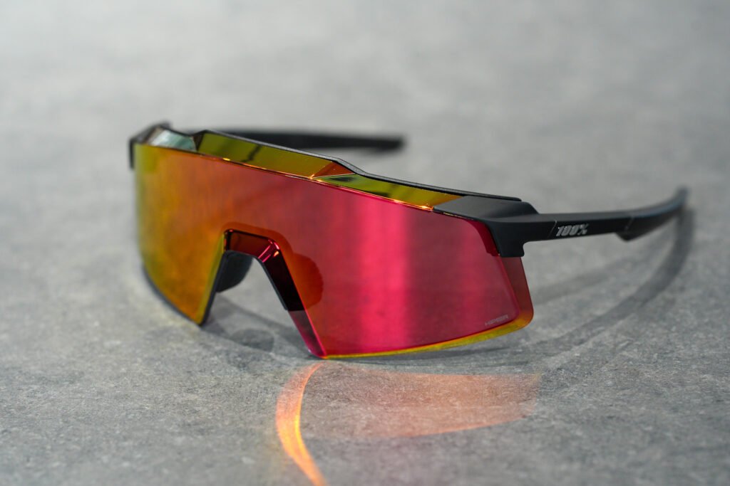 100％(ワンハンドレット) AEROCRAFT Soft Tact Black HiPER® Red Multilayer Mirror Lens